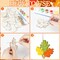 36 Pcs Fall Wood Crafts Cutouts for Kids & Adults(multicolored)